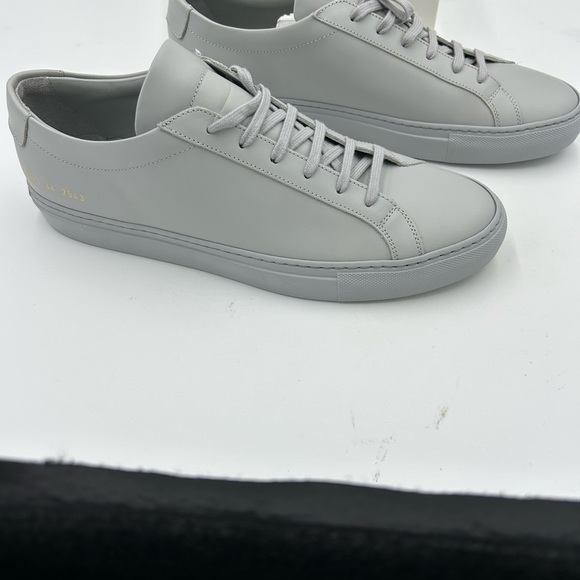 Men's common project low top leather sneaker size 44 made in Italy - Picture 2 of 9